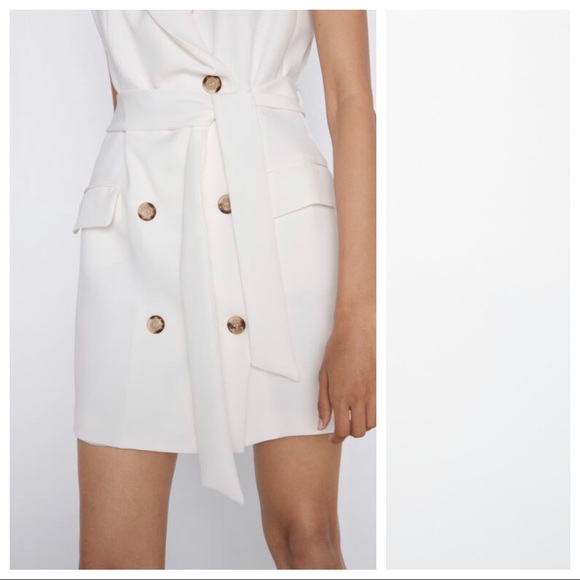 NWT. Zara Buttoned Vest Dress. Size XS, M. - Picture 3 of 8